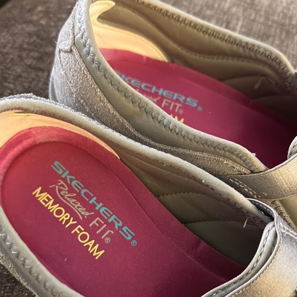 Skechers Gowalk Denim Slipons - Picture 9 of 12